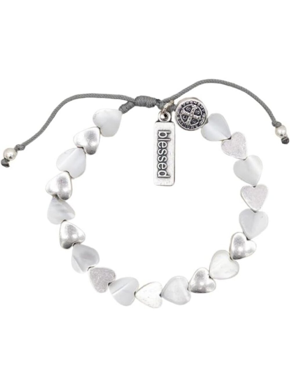 Handwoven Beaded Bracelet - Symbol of Friendship, Faith & Sisterhood, St.